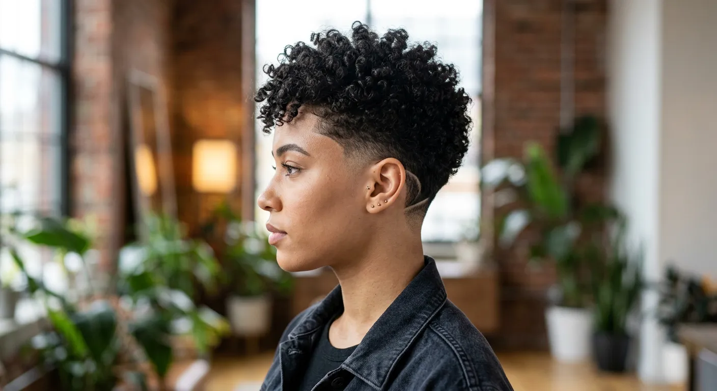 burst fade haircut hairstyle photo