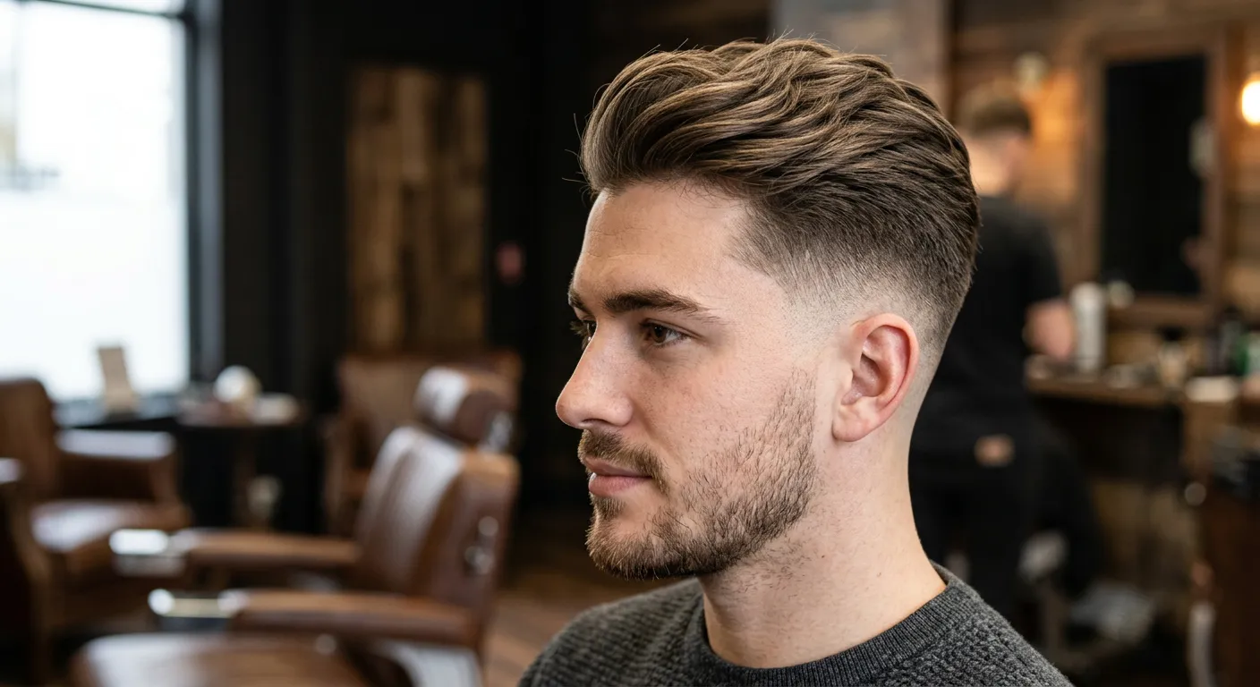 burst fade haircut hairstyle photo