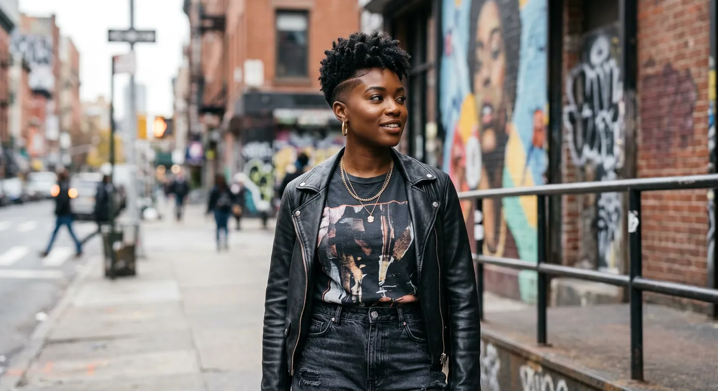 burst fade haircut hairstyle photo