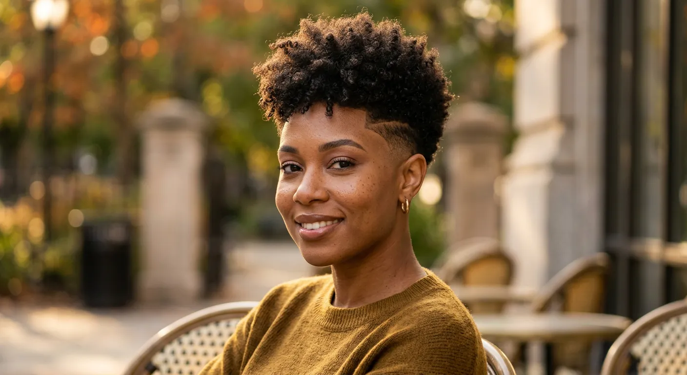 burst fade haircut hairstyle photo