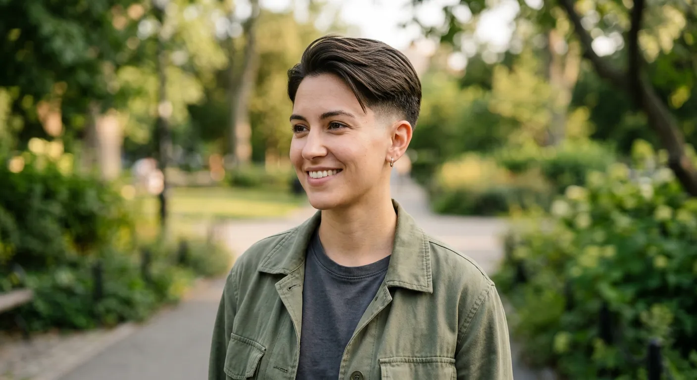 burst fade haircut hairstyle photo