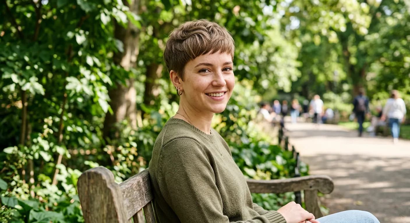 caesar haircut hairstyle photo