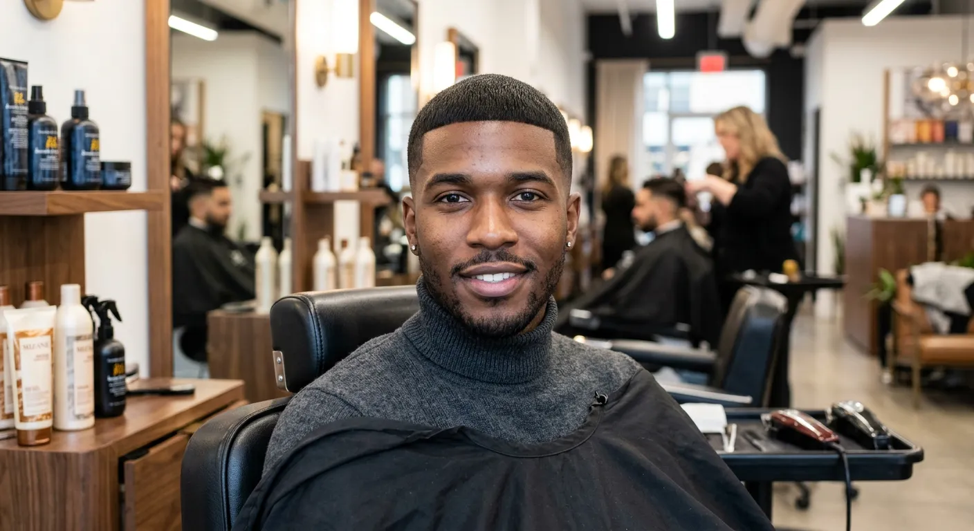 caesar haircut hairstyle photo