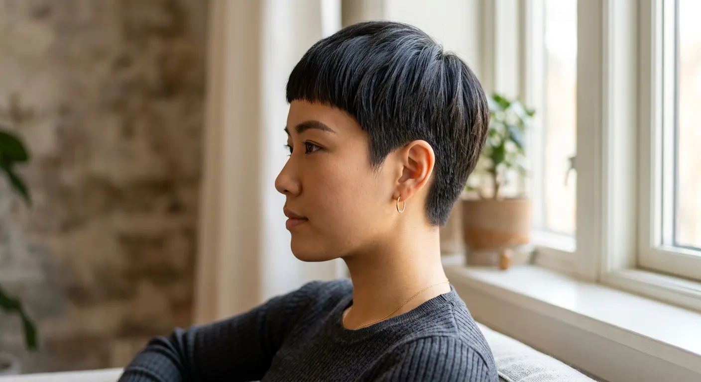 caesar haircut hairstyle photo