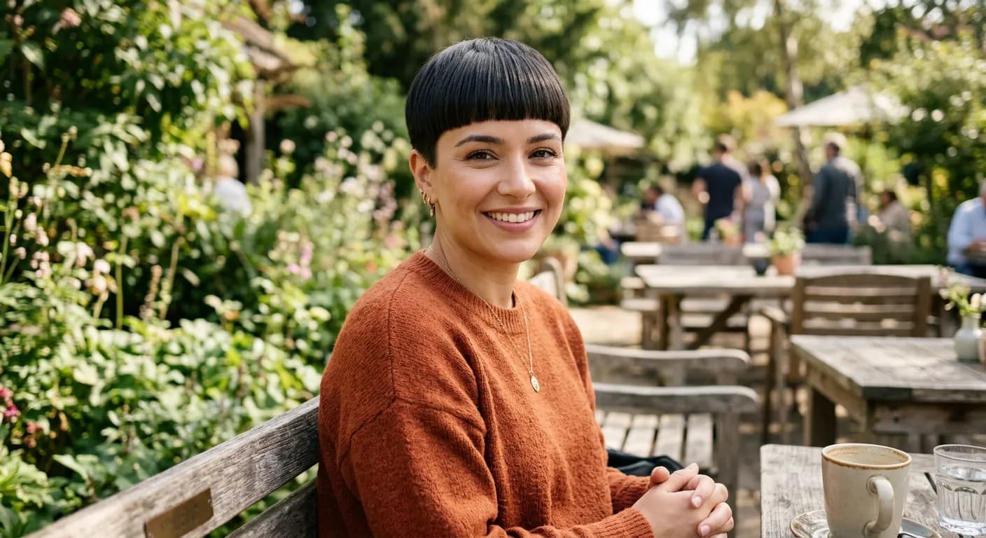 caesar haircut hairstyle photo