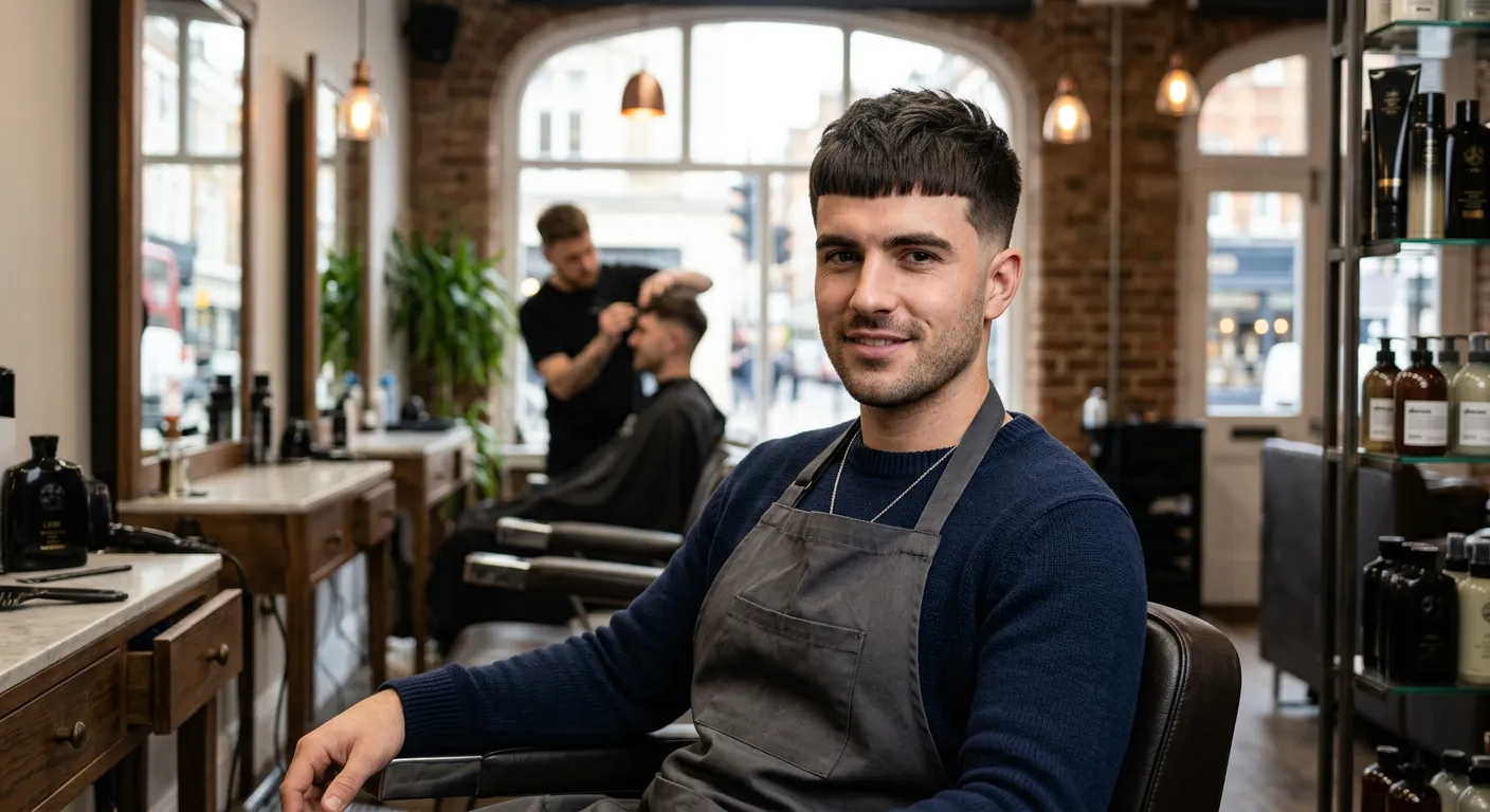 caesar haircut hairstyle photo