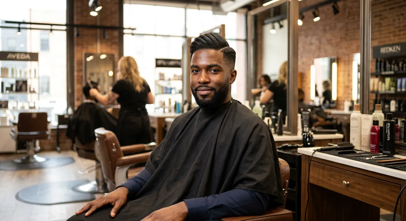 comb over haircut hairstyle photo