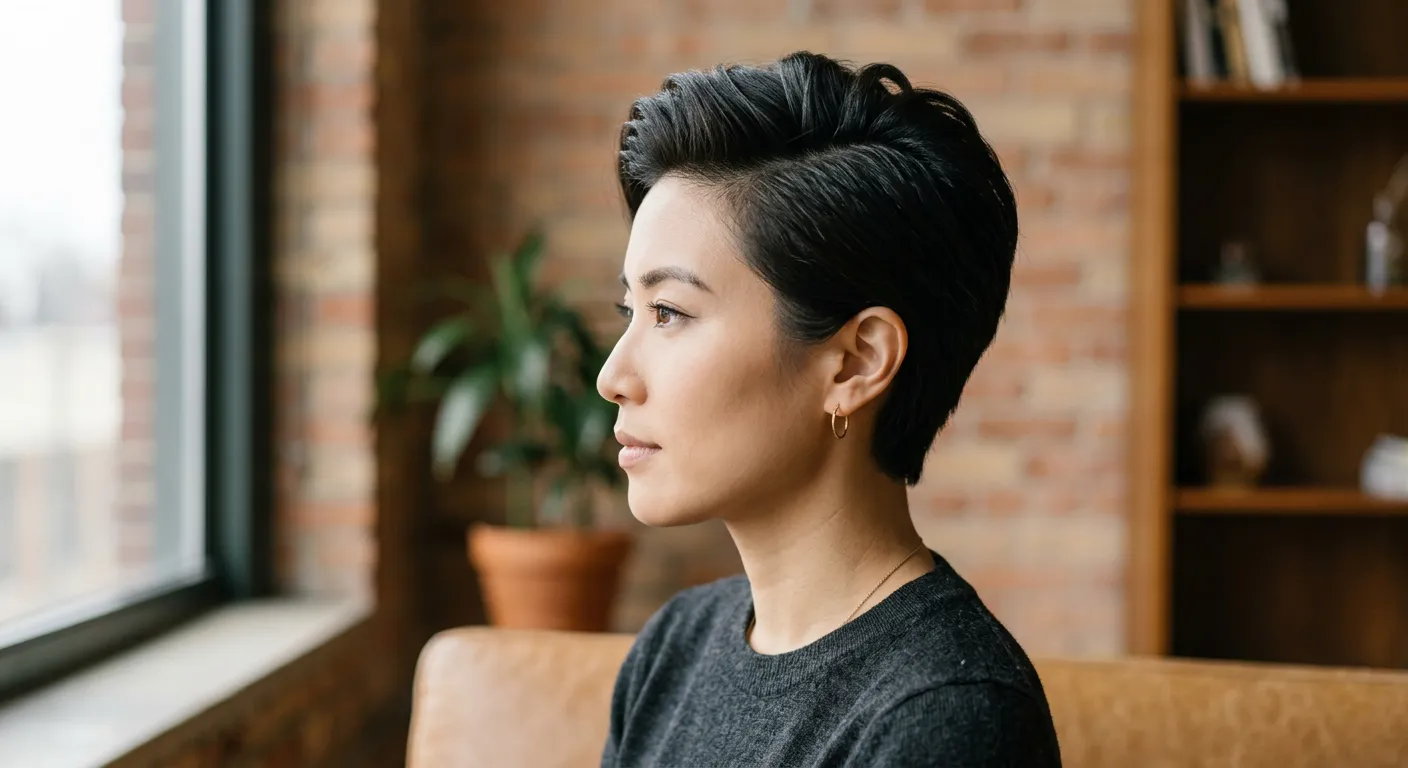 comb over haircut hairstyle photo