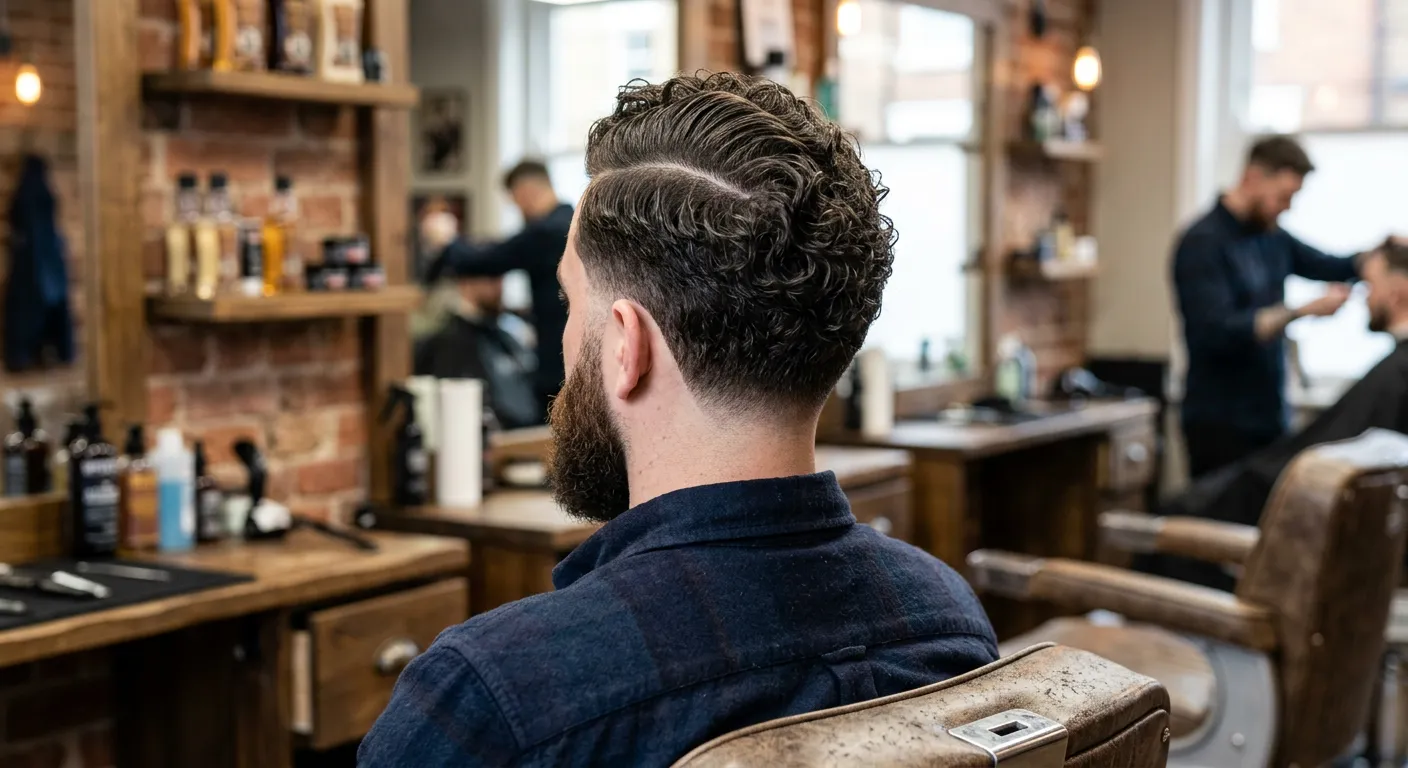comb over haircut hairstyle photo