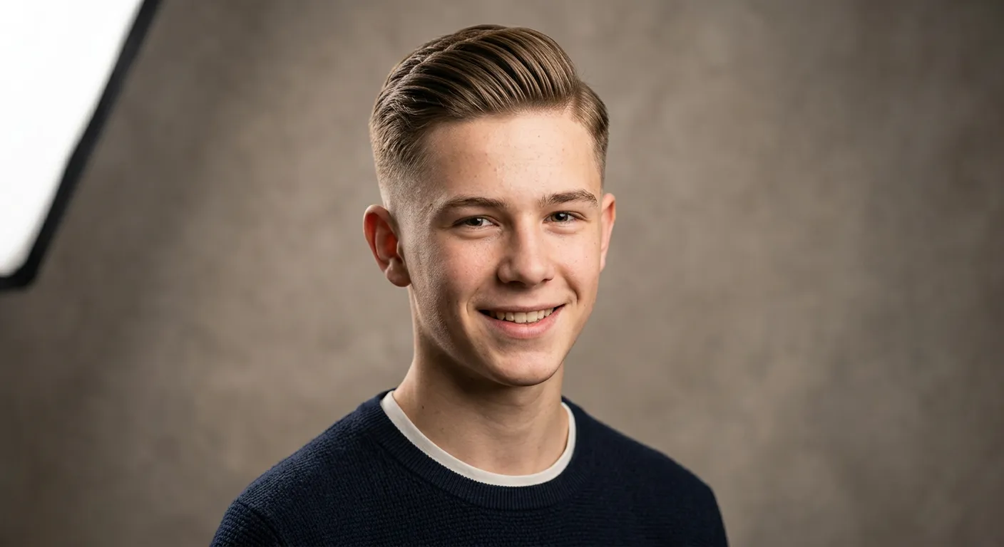 comb over haircut hairstyle photo