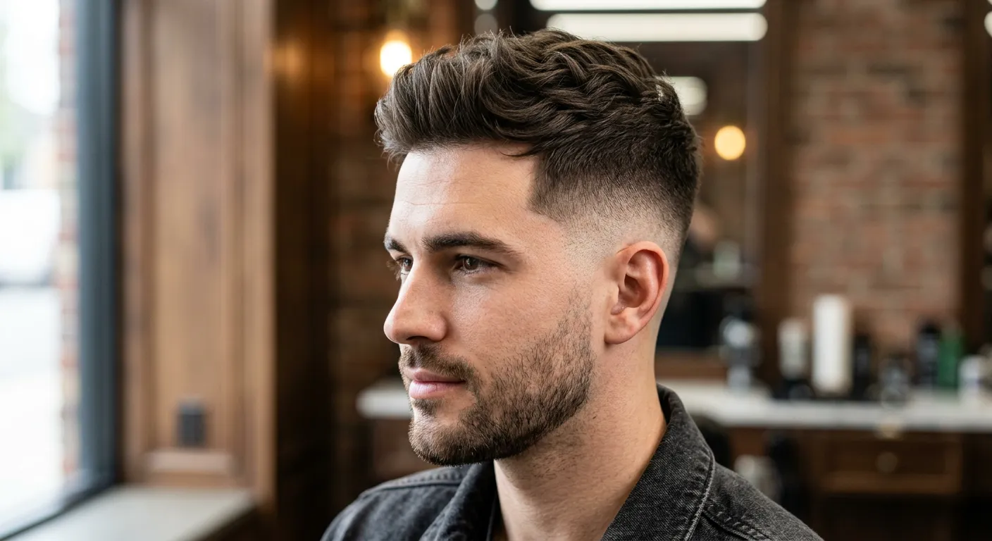 fade haircut hairstyle photo
