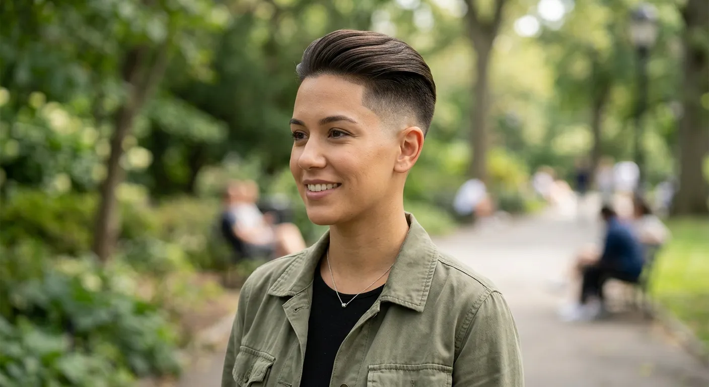 fade haircut hairstyle photo