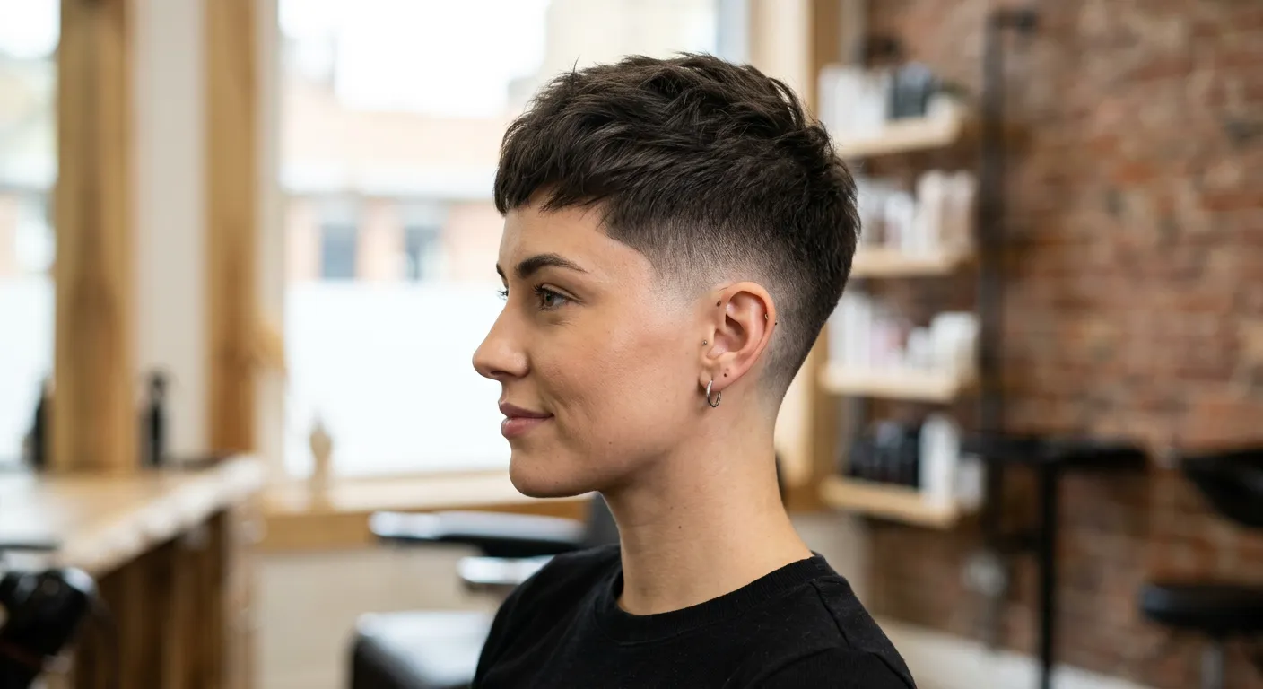 fade haircut men hairstyle photo