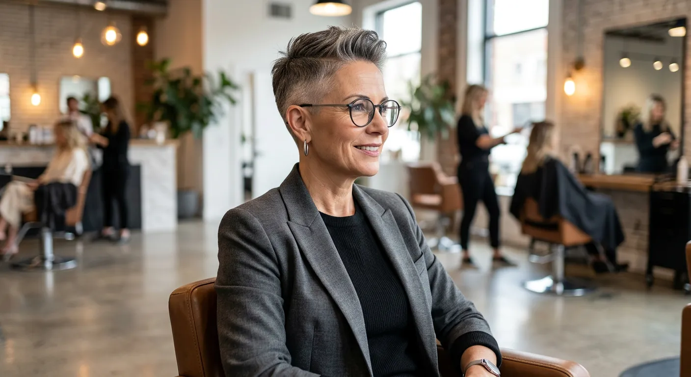 fade haircut men hairstyle photo