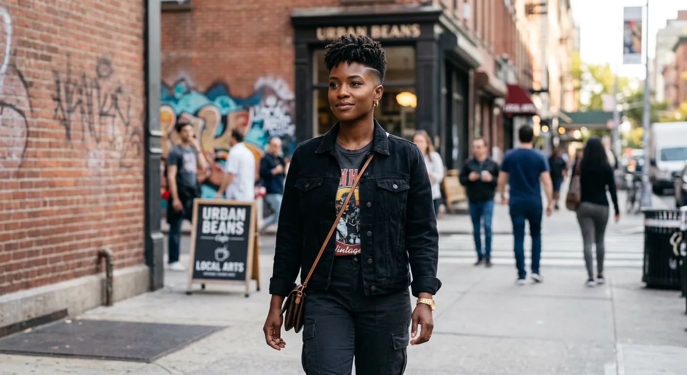 fade haircut men hairstyle photo