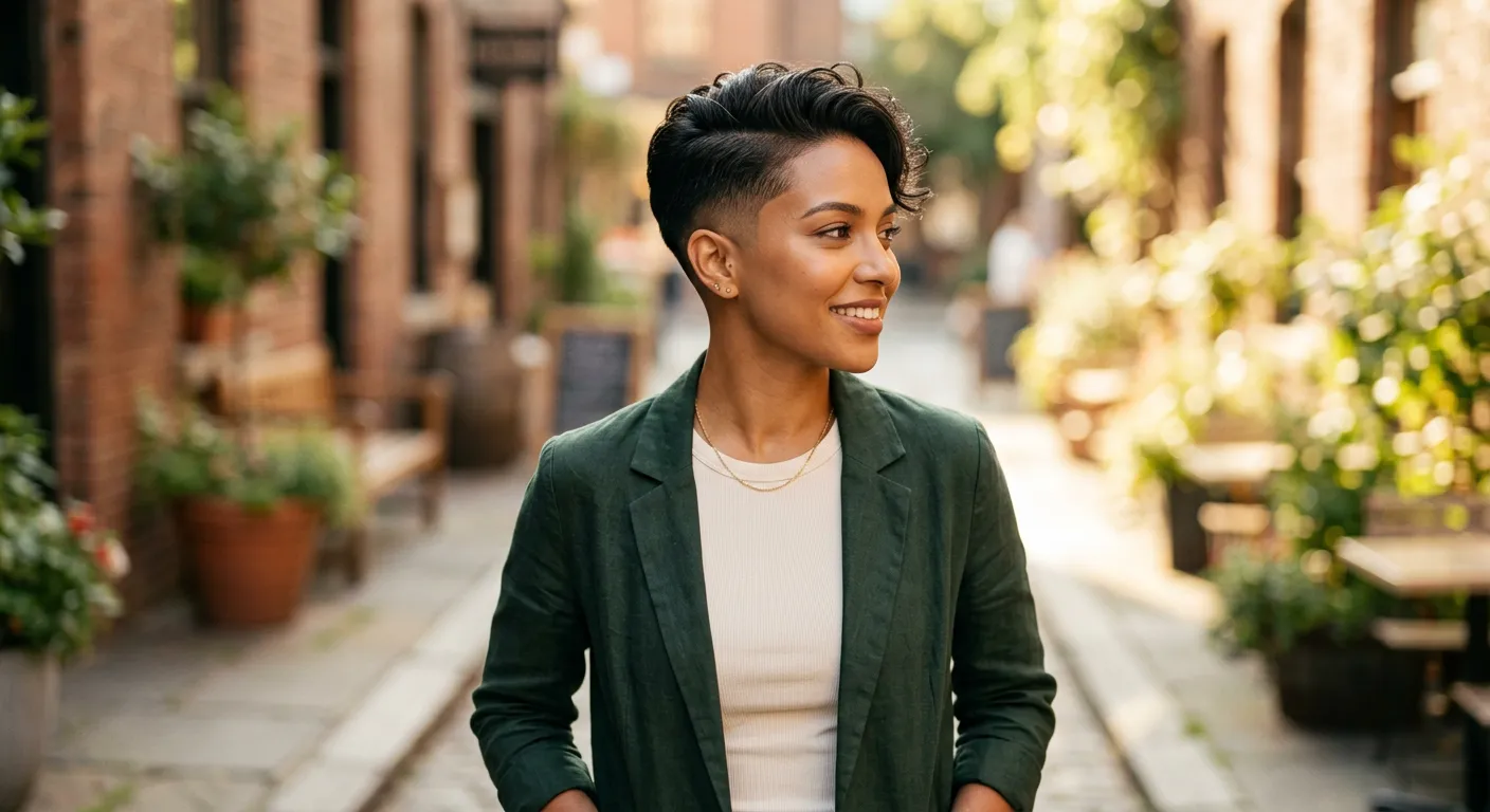 fade haircut men hairstyle photo