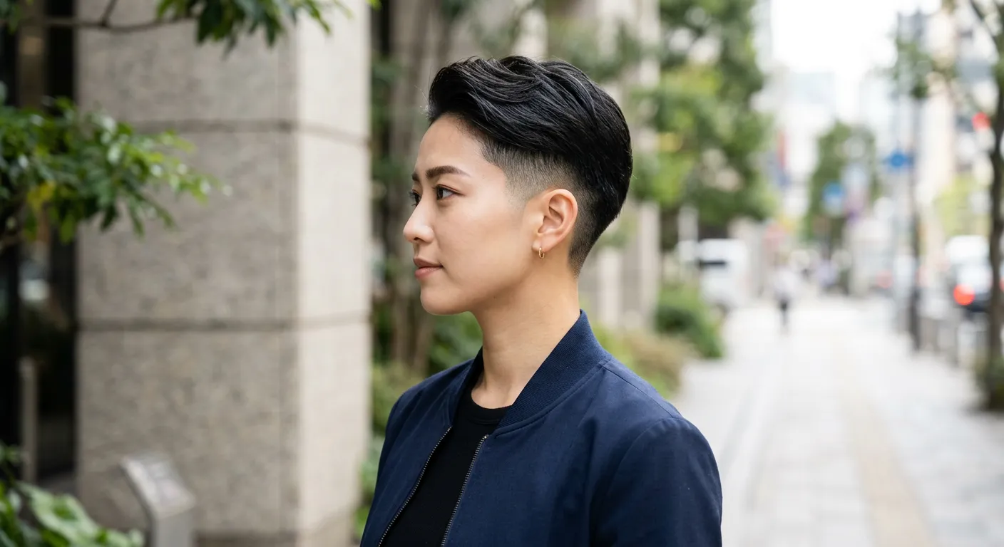 fade haircut men hairstyle photo