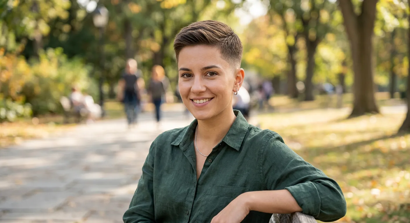 fade haircut men hairstyle photo