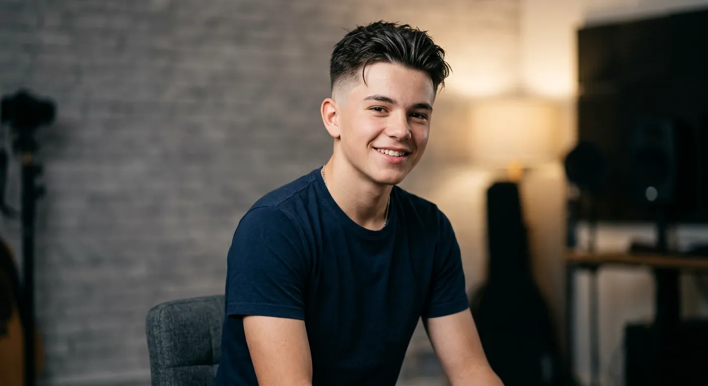 fade haircut men hairstyle photo