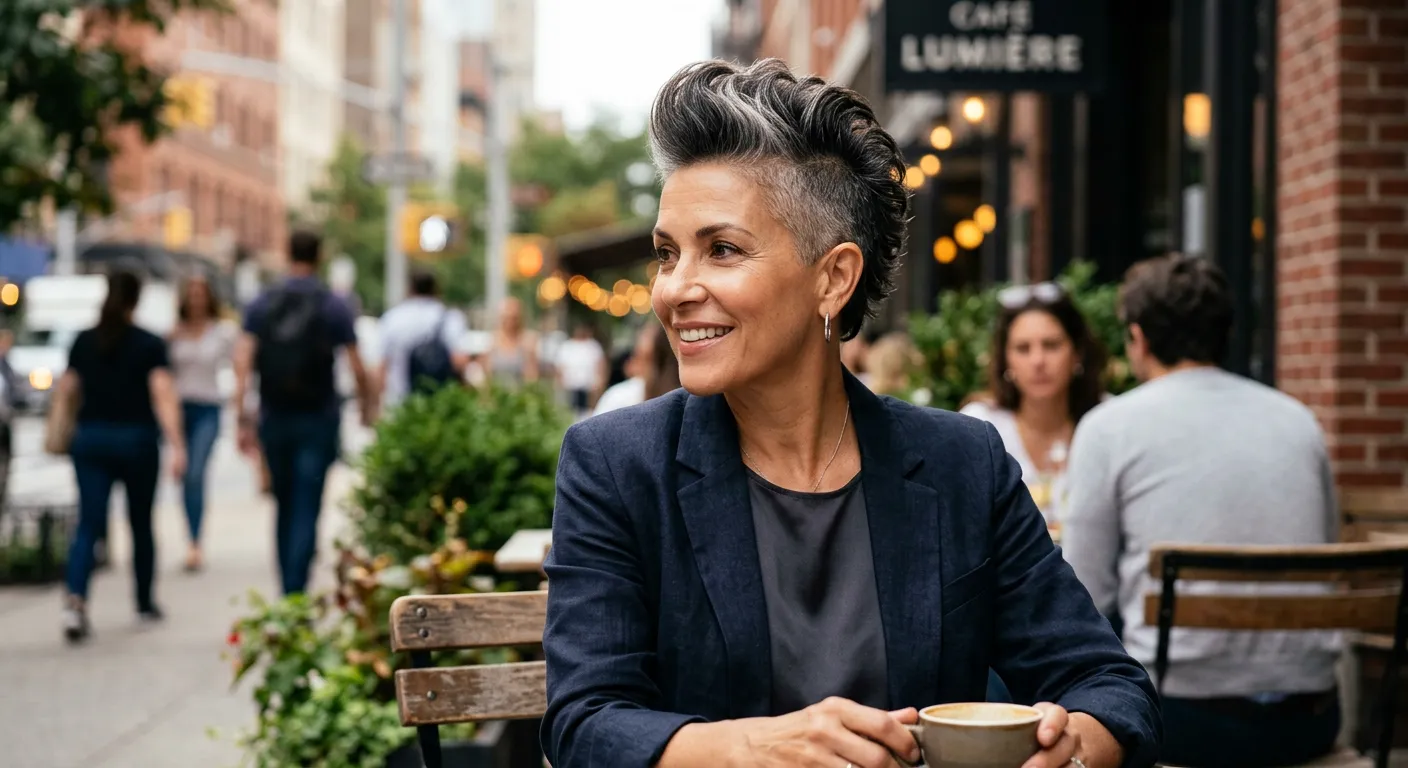 faux hawk haircut hairstyle photo