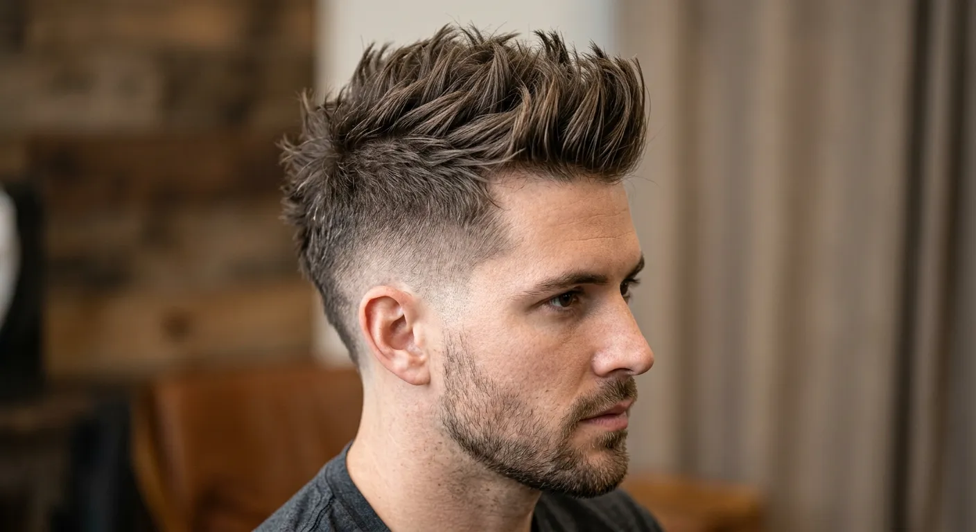 faux hawk haircut hairstyle photo