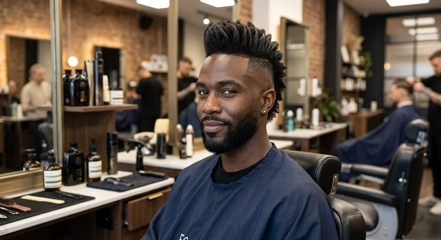 faux hawk haircut hairstyle photo