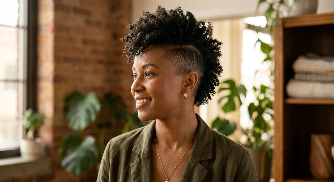 faux hawk haircut hairstyle photo