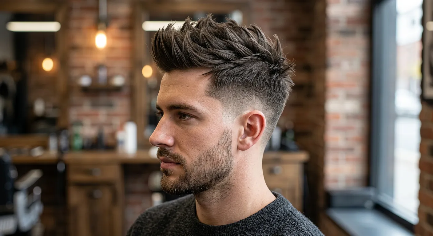 faux hawk haircut hairstyle photo