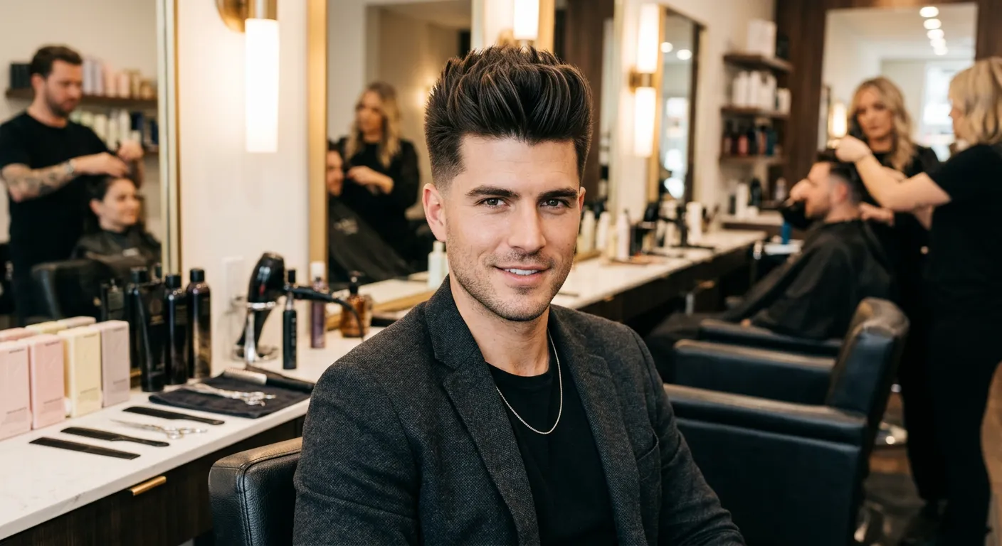 faux hawk haircut hairstyle photo