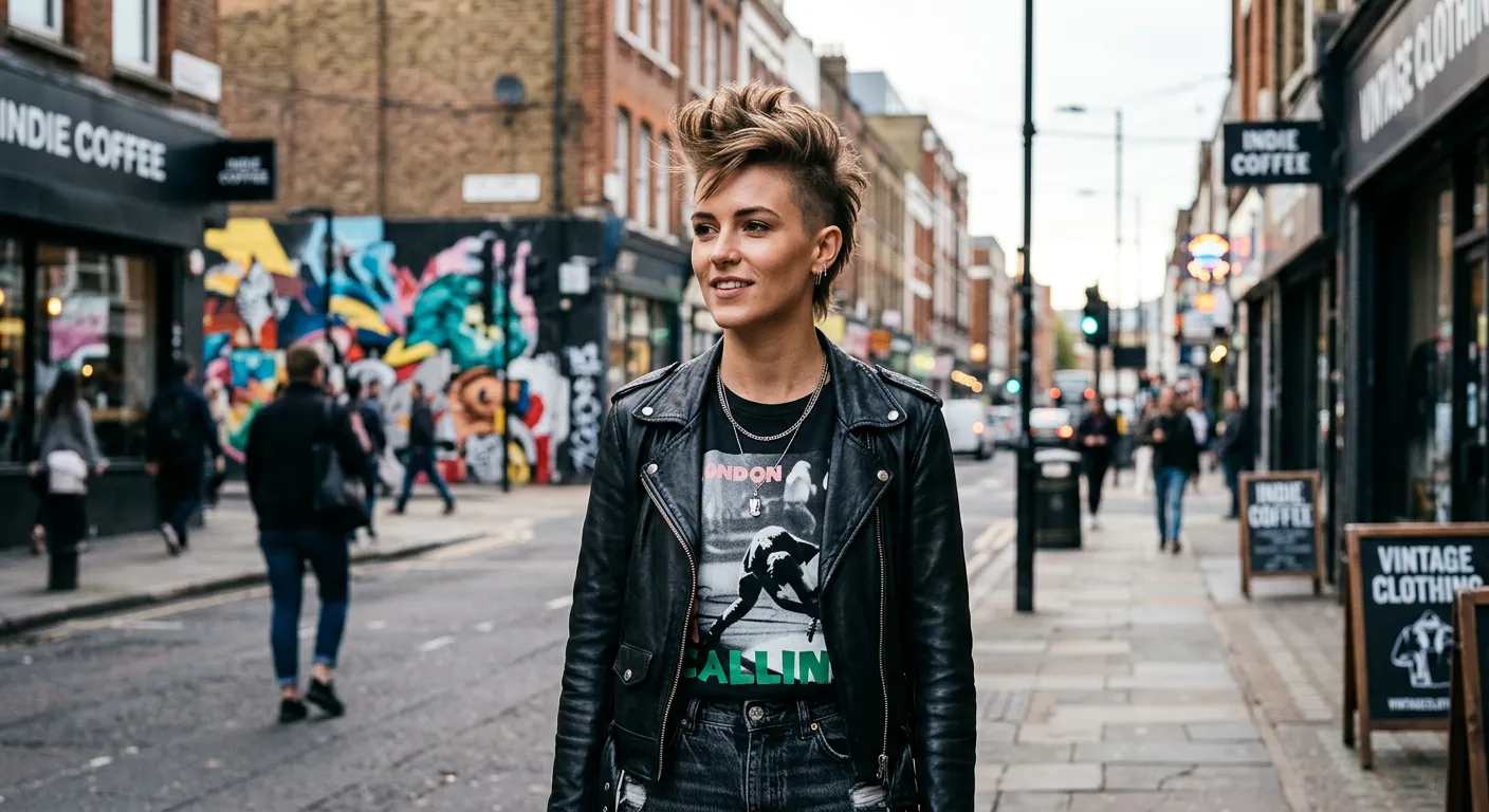 faux hawk haircut hairstyle photo