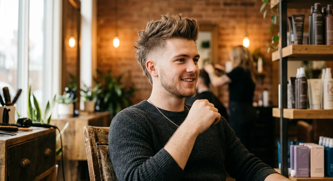 faux hawk haircut hairstyle photo