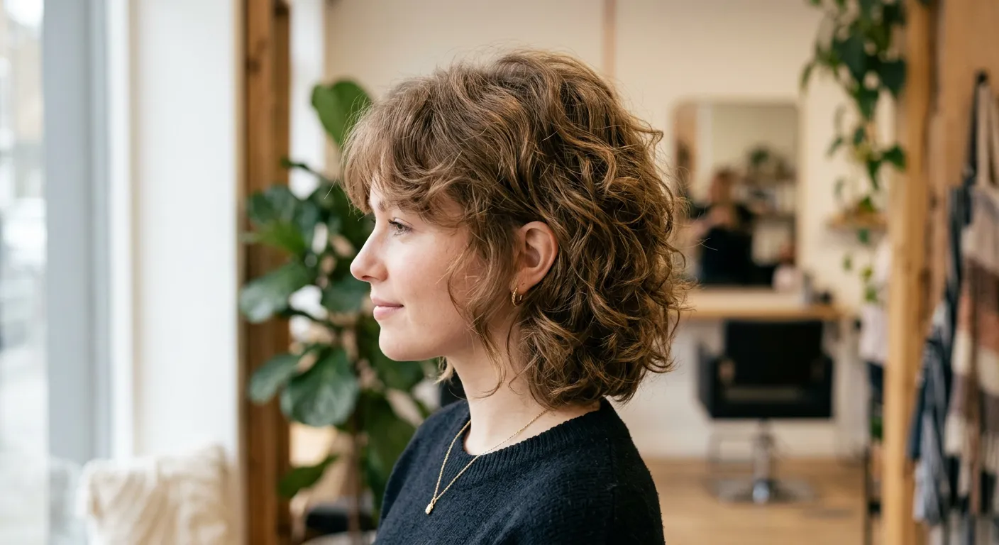 fluffy hair hairstyle photo