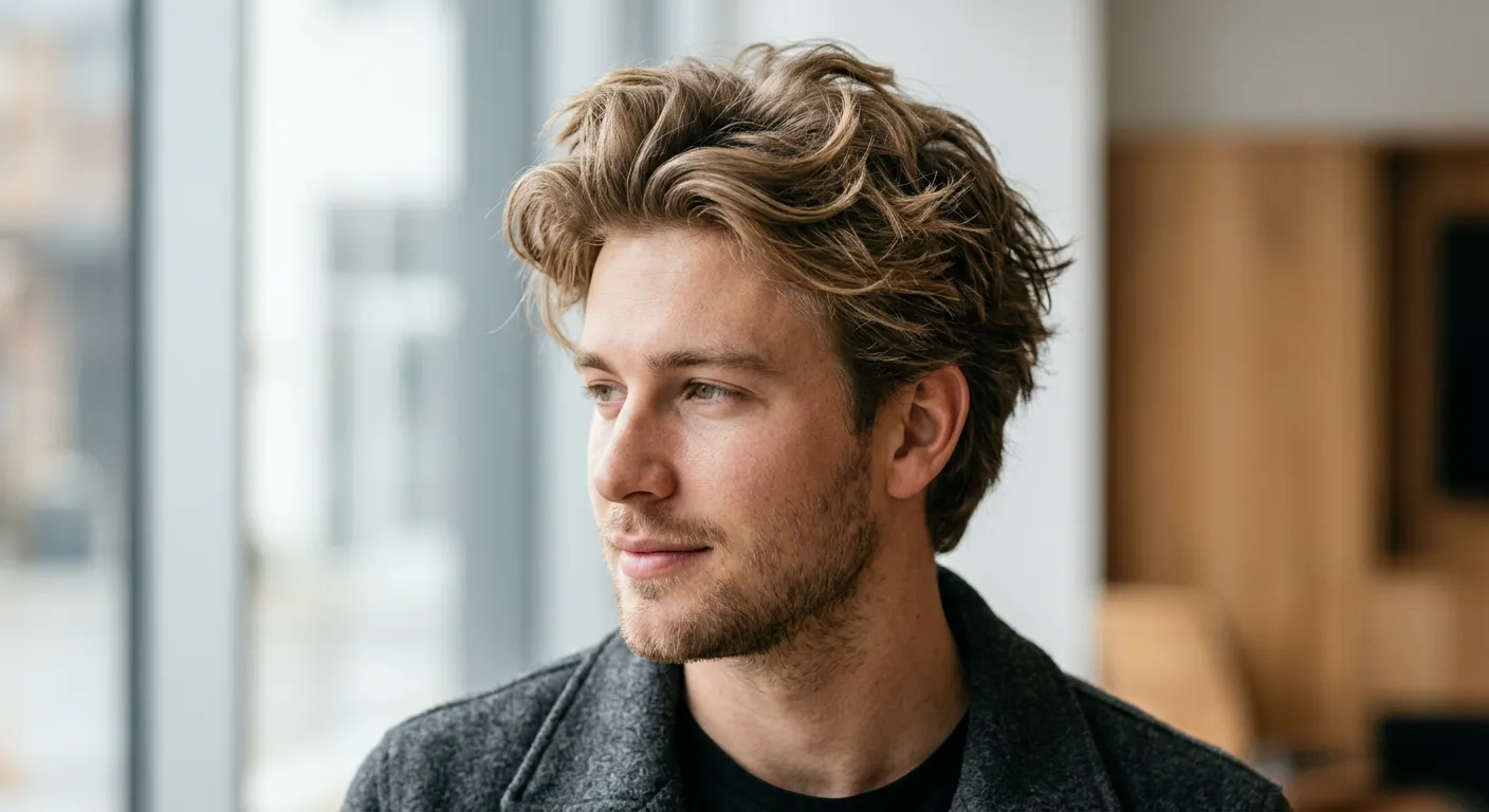 fluffy hair hairstyle photo