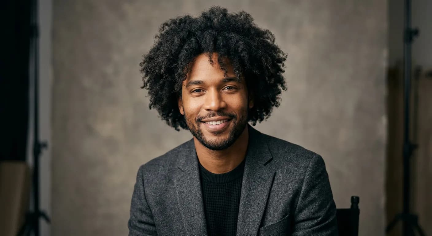 fluffy hair hairstyle photo