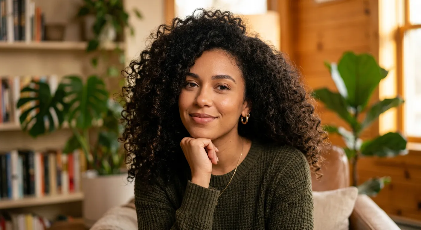 fluffy hair hairstyle photo