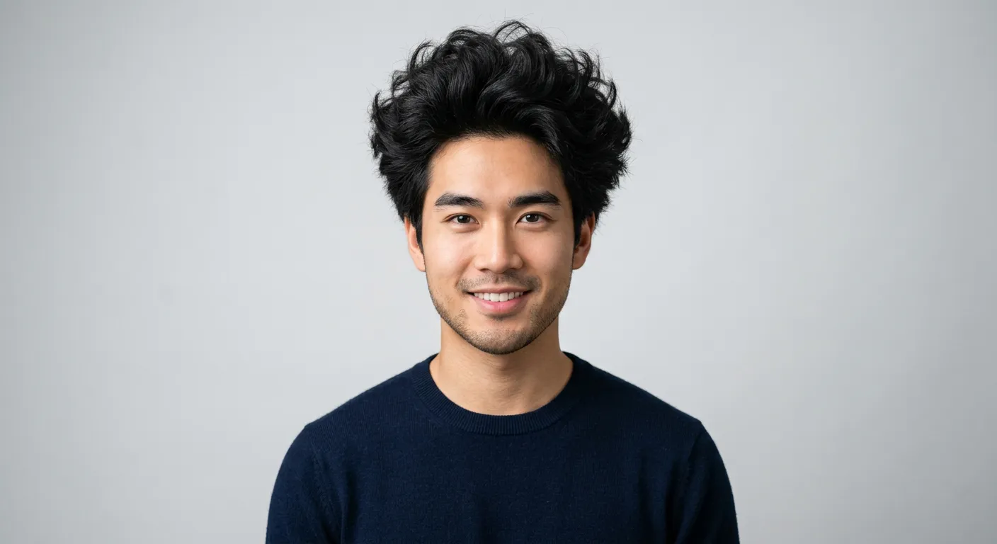 fluffy hair hairstyle photo