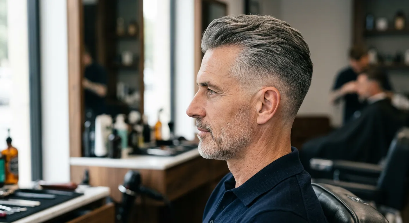 high taper haircut hairstyle photo