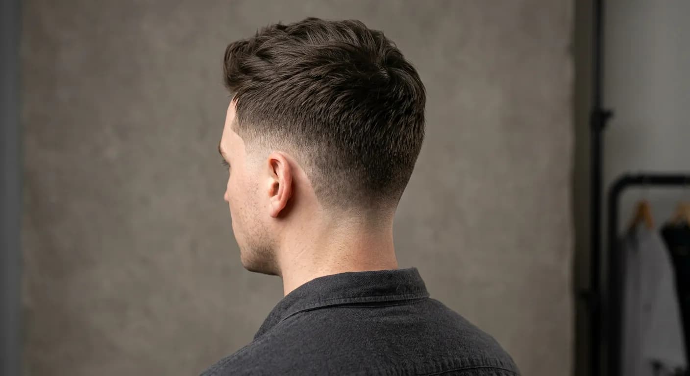 high taper haircut hairstyle photo