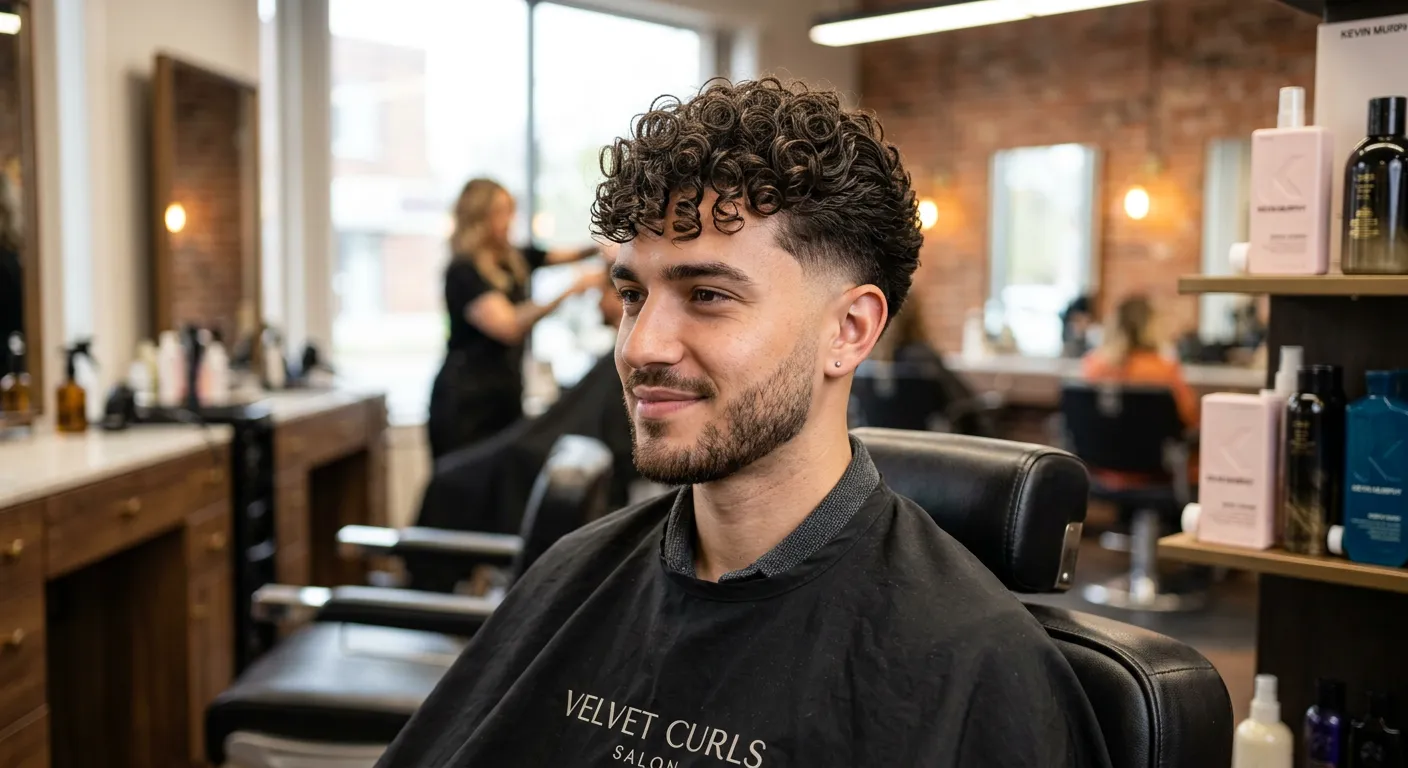 high taper haircut hairstyle photo