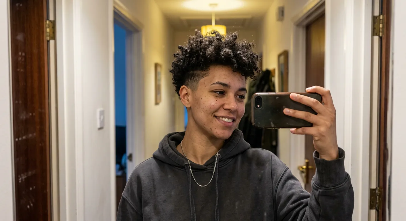 high taper haircut hairstyle photo