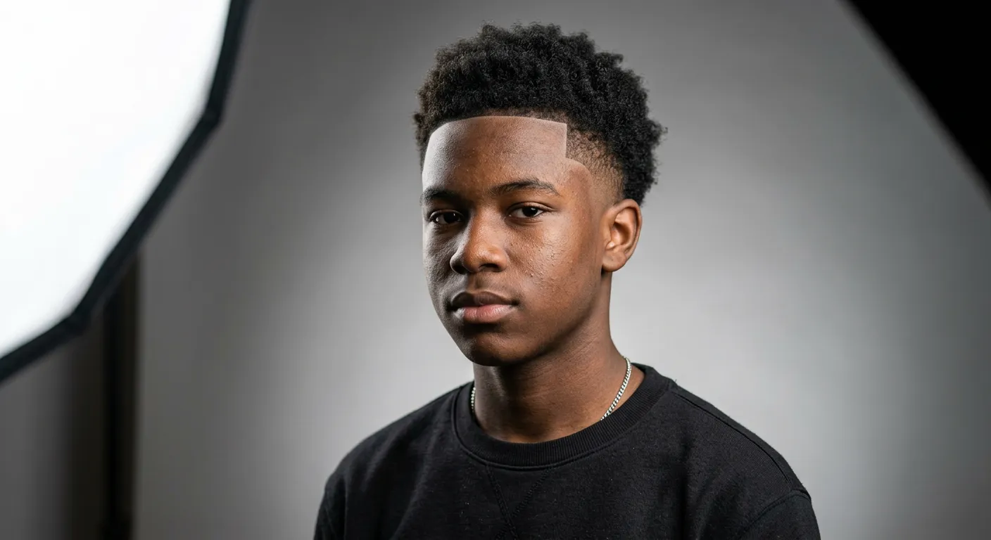 line up haircut hairstyle photo