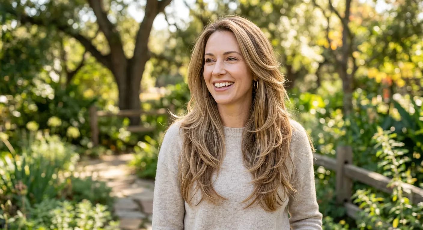 long layers haircut hairstyle photo