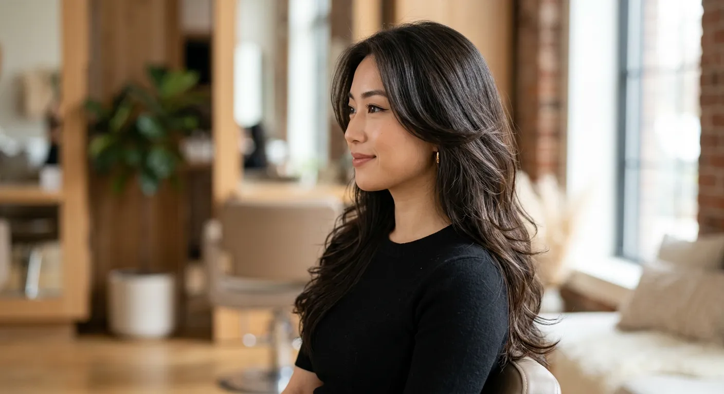 long layers haircut hairstyle photo