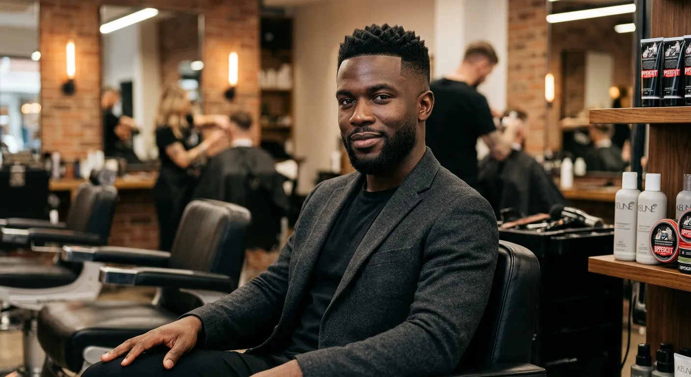 low fade haircut hairstyle photo