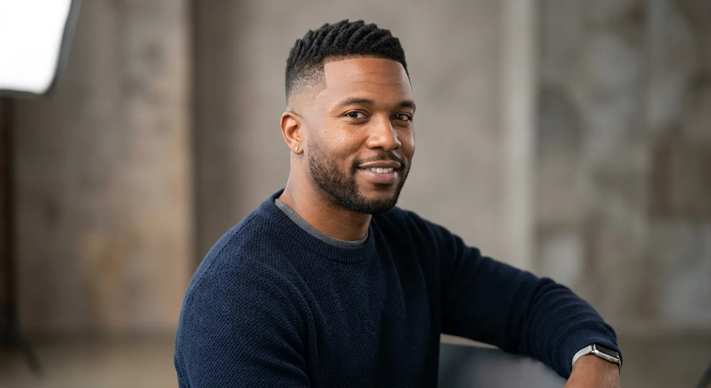 low fade haircut hairstyle photo