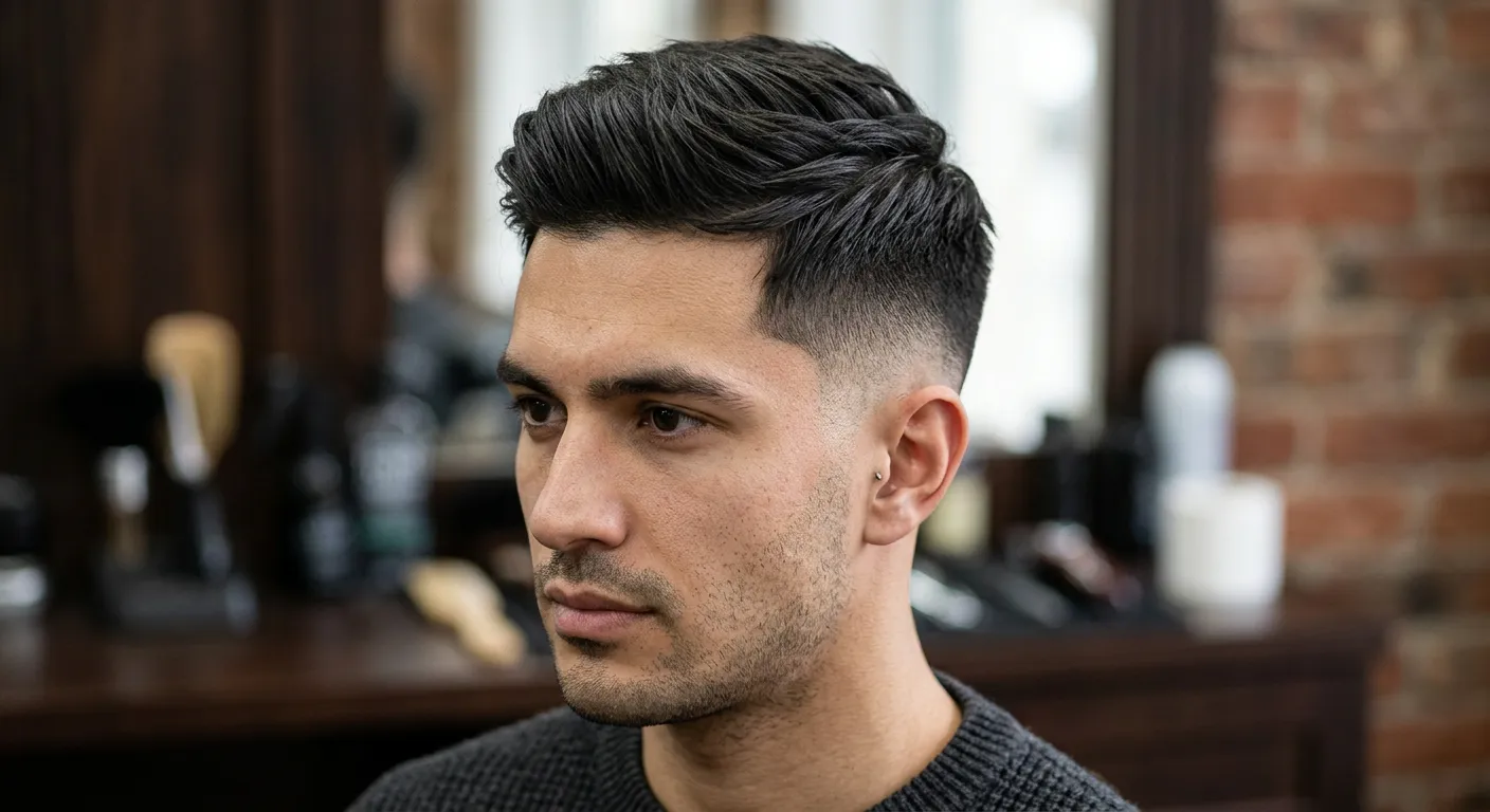 low fade haircut hairstyle photo