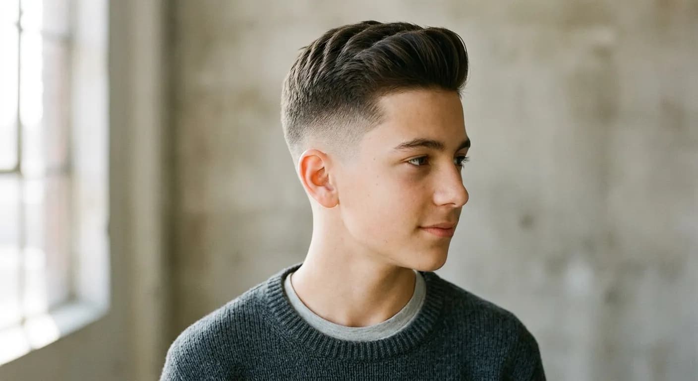 low fade haircut hairstyle photo