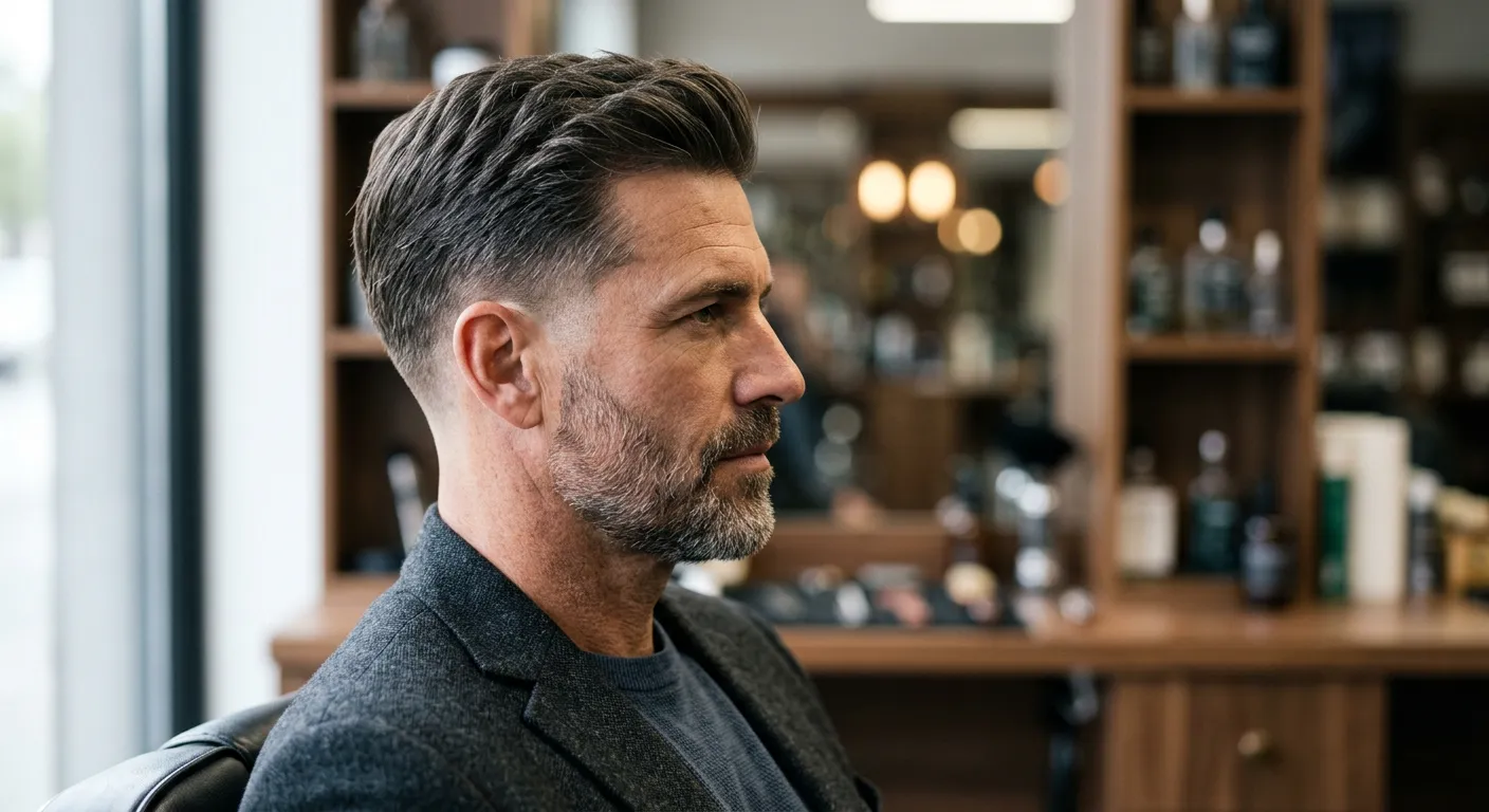 low taper haircut hairstyle photo