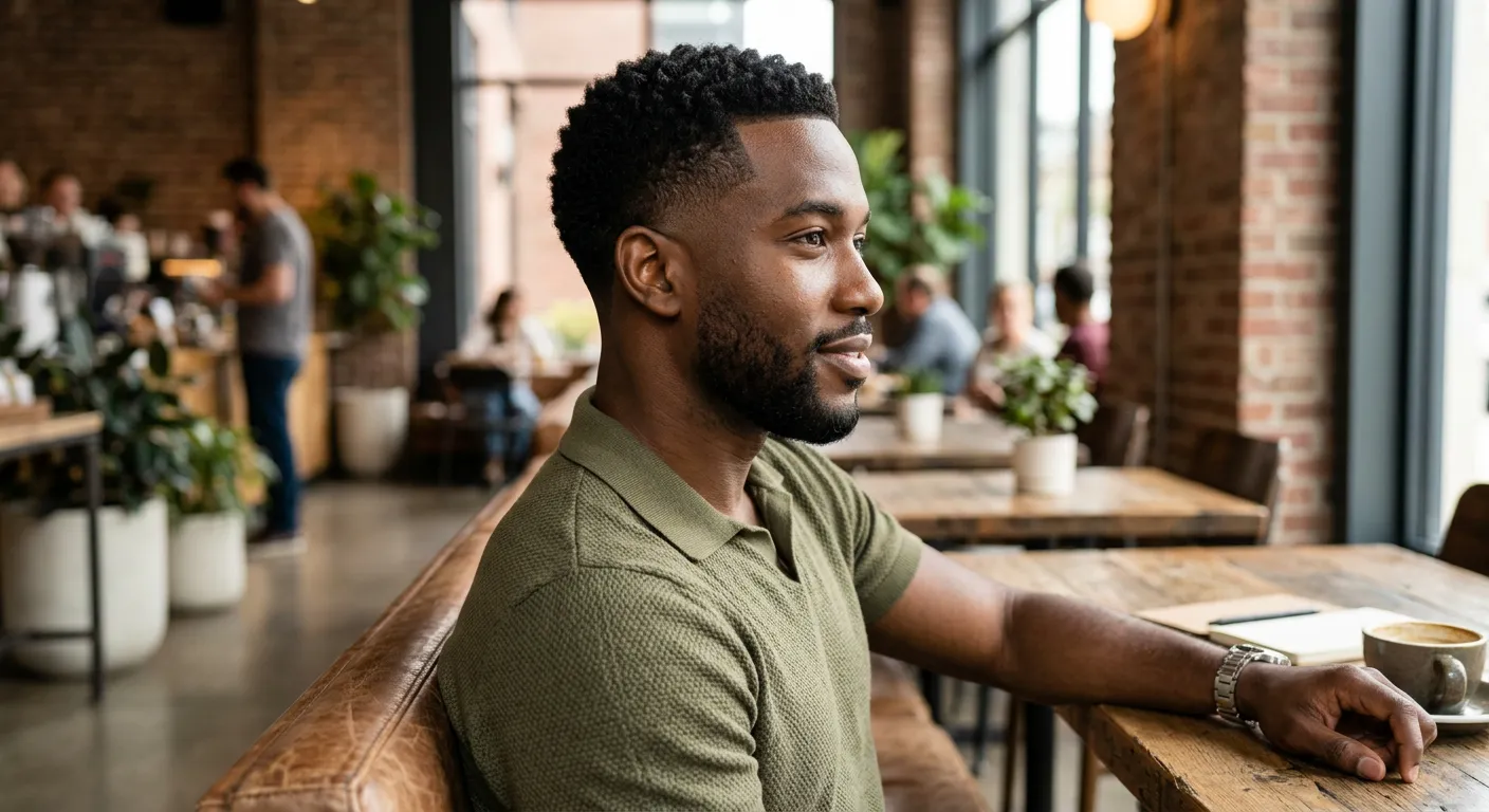 low taper haircut hairstyle photo