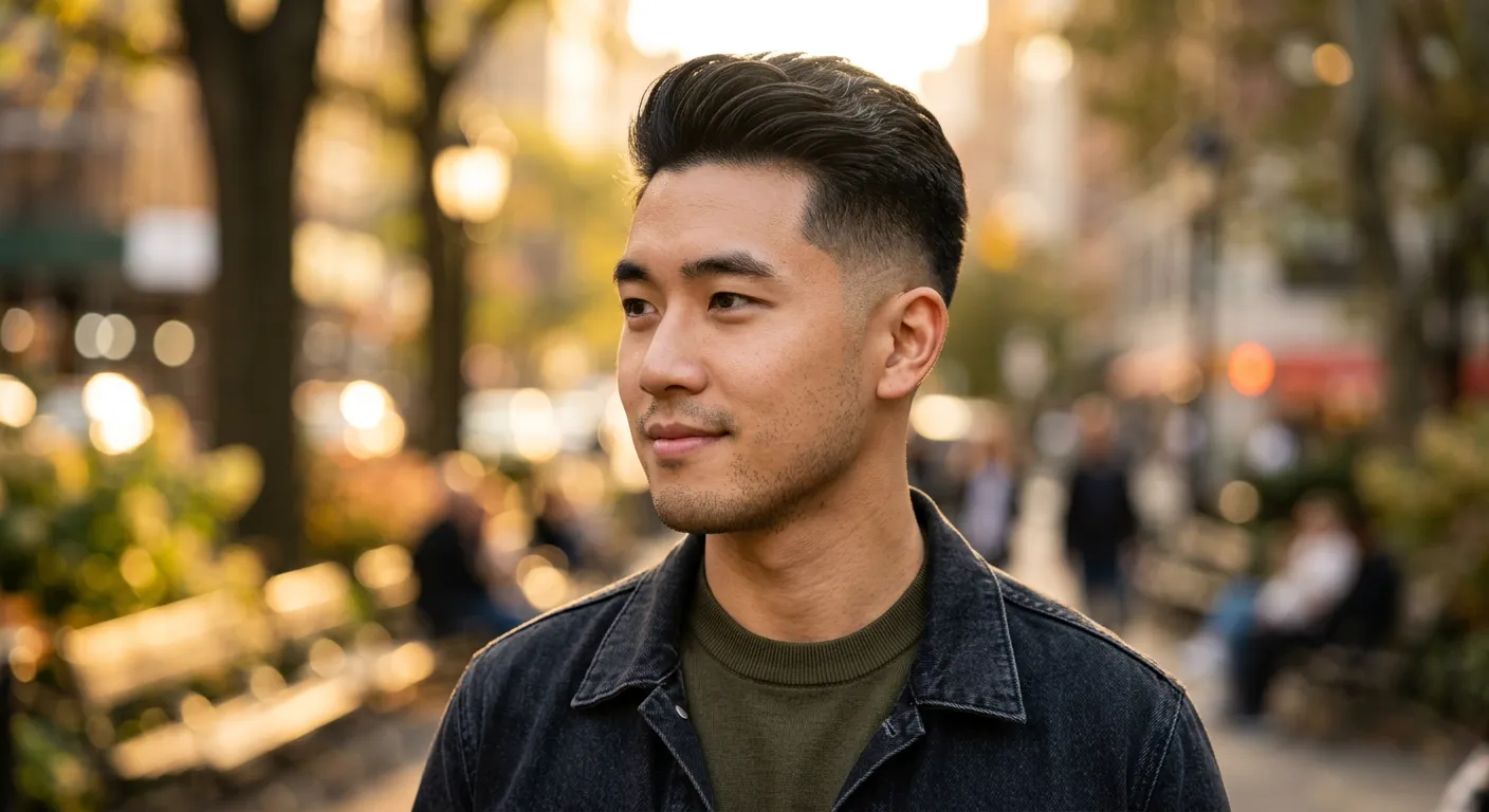 low taper haircut hairstyle photo